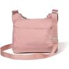 imageBaggallini Cross Over Crossbody Women 11x85 Medium Travel Bag Lightweight WaterResistant Nylon Organized Handbag PurseWoodrose
