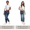 imageBaggallini Essential Crossbody Bags for Women 9x8 Organized Lightweight Washable Nylon Travel Handbag Purse wRFID ProtectionCharcoal Gray