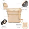 imageBaggallini Essential Crossbody Bags for Women 9x8 Organized Lightweight Washable Nylon Travel Handbag Purse wRFID ProtectionLight Khaki