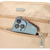 imageBaggallini Essential Crossbody Bags for Women 9x8 Organized Lightweight Washable Nylon Travel Handbag Purse wRFID ProtectionLight Khaki