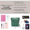 imageBaggallini Essential Crossbody Bags for Women 9x8 Organized Lightweight Washable Nylon Travel Handbag Purse wRFID ProtectionPine