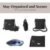 imageBaggallini Go Bagg with RFID Phone WristletBlack Cheetah Emboss