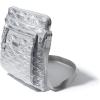 imageBaggallini Go Bagg with RFID Phone WristletSilver Metallic Quilt
