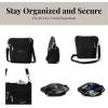 imageBaggallini Modern Pocket Crossbody Bag for Women 85quotx85quot Handbag Purse With Rfid Lightweight WaterresistantBlack