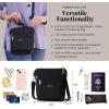 imageBaggallini Modern Pocket Crossbody Bag for Women 85quotx85quot Handbag Purse With Rfid Lightweight WaterresistantBlack