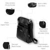 imageBaggallini Modern Pocket Crossbody Bag for Women 85quotx85quot Handbag Purse With Rfid Lightweight WaterresistantBlack