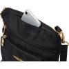 imageBaggallini Modern Pocket Crossbody Bag for Women 85quotx85quot Handbag Purse With Rfid Lightweight WaterresistantBlack W Gold Hardware