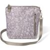 imageBaggallini Modern Pocket Crossbody Bag for Women 85quotx85quot Handbag Purse With Rfid Lightweight WaterresistantLight Grey Petal