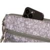 imageBaggallini Modern Pocket Crossbody Bag for Women 85quotx85quot Handbag Purse With Rfid Lightweight WaterresistantLight Grey Petal