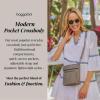 imageBaggallini Modern Pocket Crossbody Bag for Women 85quotx85quot Handbag Purse With Rfid Lightweight WaterresistantMoonrock