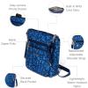 imageBaggallini Modern Pocket Crossbody Bag for Women 85quotx85quot Handbag Purse With Rfid Lightweight WaterresistantNavy Petal