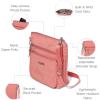 imageBaggallini Modern Pocket Crossbody Bag for Women 85quotx85quot Handbag Purse With Rfid Lightweight WaterresistantTerracotta