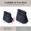 imageBaggallini Securtex AntiTheft Crossbody 825quot Small  10quot Large Travel Purse with RFID Card Slots ampamp CutResistant StrapFrench Navy