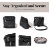 imageBaggallini Securtex AntiTheft Crossbody 825quot Small  10quot Large Travel Purse with RFID Card Slots ampamp CutResistant StrapMidnight Blossom Print