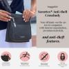 imageBaggallini Securtex AntiTheft Crossbody 825quot Small  10quot Large Travel Purse with RFID Card Slots ampamp CutResistant StrapMulberry