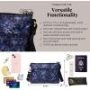 imageBaggallini Securtex AntiTheft Memento Crossbody BagIndigo Petal