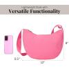 imageBaggallini Swift Crescent Crossbody Bag for Women  Lightweight 12quotx8quot Travel Purse HandbagBlite Bloom Pink
