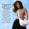 imageBaggallini Swift Crescent Crossbody Bag for Women  Lightweight 12quotx8quot Travel Purse HandbagBlite Bright White