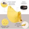 imageBaggallini Swift Crescent Crossbody Bag for Women  Lightweight 12quotx8quot Travel Purse HandbagBlite Lemon