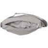 imageBaggallini Swift Crescent Crossbody Bag for Women  Lightweight 12quotx8quot Travel Purse HandbagBlite Silver Sand