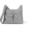 imageBaggallini Cross Over Crossbody Women 11x85 Medium Travel Bag Lightweight WaterResistant Nylon Organized Handbag PurseStone Heritage