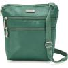 imageBaggallini Essential Crossbody Bags for Women 9x8 Organized Lightweight Washable Nylon Travel Handbag Purse wRFID ProtectionPine