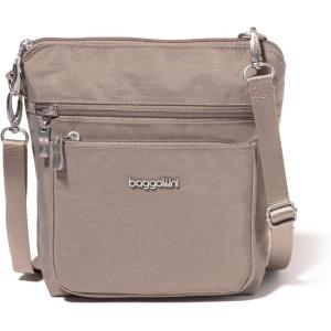 imageBaggallini Modern Pocket Crossbody Bag for Women 85quotx85quot Handbag Purse With Rfid Lightweight WaterresistantMoonrock