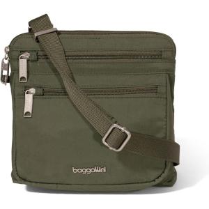 imageBaggallini Securtex AntiTheft Crossbody 825quot Small  10quot Large Travel Purse with RFID Card Slots ampamp CutResistant StrapThyme