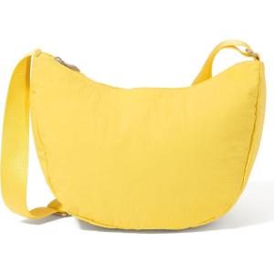 imageBaggallini Swift Crescent Crossbody Bag for Women  Lightweight 12quotx8quot Travel Purse HandbagBlite Lemon