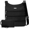 imageBaggallini Big Zipper Travel Crossbody BagBlack