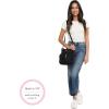 imageBaggallini Modern Everywhere Slim CrossbodyBlack Cheetah Emboss