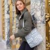 imageBaggallini Modern Everywhere Slim CrossbodySilver Metallic Quilt
