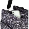imageBaggallini The Only Bag  MultiCompartment Crossbody Tote Bag for WomenGrey Wild Cheetah