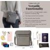 imageBaggallini Womens Modern Pocket Crossbody Sterling Shimmer
