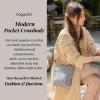 imageBaggallini Womens Modern Pocket Crossbody Sterling Shimmer