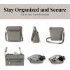 imageBaggallini Womens Modern Pocket Crossbody Sterling Shimmer