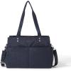 imageBaggallini The Only Bag  MultiCompartment Crossbody Tote Bag for WomenFrench Navy