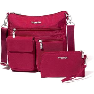 imageBaggallini Modern Everywhere Slim CrossbodyBeet Red