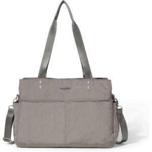 imageBaggallini The Only Bag  MultiCompartment Crossbody Tote Bag for WomenSterling Shimmer