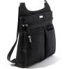imageBaggallini On Track Crossbody with RFID Phone WristletBlack Cheetah Emboss