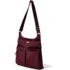imageBaggallini On Track Crossbody with RFID Phone WristletDark Cherry