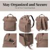 imageBaggallini Securtex AntiTheft Windsor Backpack for Travel Work ampamp Collage RFID ampamp Locking Zipper Up to 16quot LaptopPortobello