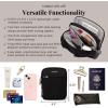 imageBaggallini Securtex Antitheft Mini Everything Crossbody Bag 63quotx825quot Rfid Locking Zippers ampamp Cutresistant StrapBlack