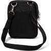 imageBaggallini Securtex Antitheft Mini Everything Crossbody Bag 63quotx825quot Rfid Locking Zippers ampamp Cutresistant StrapBlack
