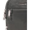 imageBaggallini Securtex Antitheft Mini Everything Crossbody Bag 63quotx825quot Rfid Locking Zippers ampamp Cutresistant StrapCharcoal
