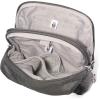 imageBaggallini Securtex Antitheft Mini Everything Crossbody Bag 63quotx825quot Rfid Locking Zippers ampamp Cutresistant StrapCharcoal