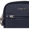 imageBaggallini Securtex Antitheft Mini Everything Crossbody Bag 63quotx825quot Rfid Locking Zippers ampamp Cutresistant StrapFrench Navy