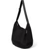 imageBaggallini Swift Hobo Crossbody Bag for Women  Lightweight 157quotx16quot Travel Purse Handbag Hobo BagBlite Black