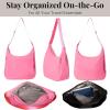 imageBaggallini Swift Hobo Crossbody Bag for Women  Lightweight 157quotx16quot Travel Purse Handbag Hobo BagBlite Bloom Pink