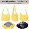 imageBaggallini Swift Hobo Crossbody Bag for Women  Lightweight 157quotx16quot Travel Purse Handbag Hobo BagBlite Lemon